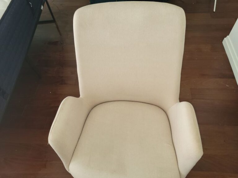 Clean white chair
